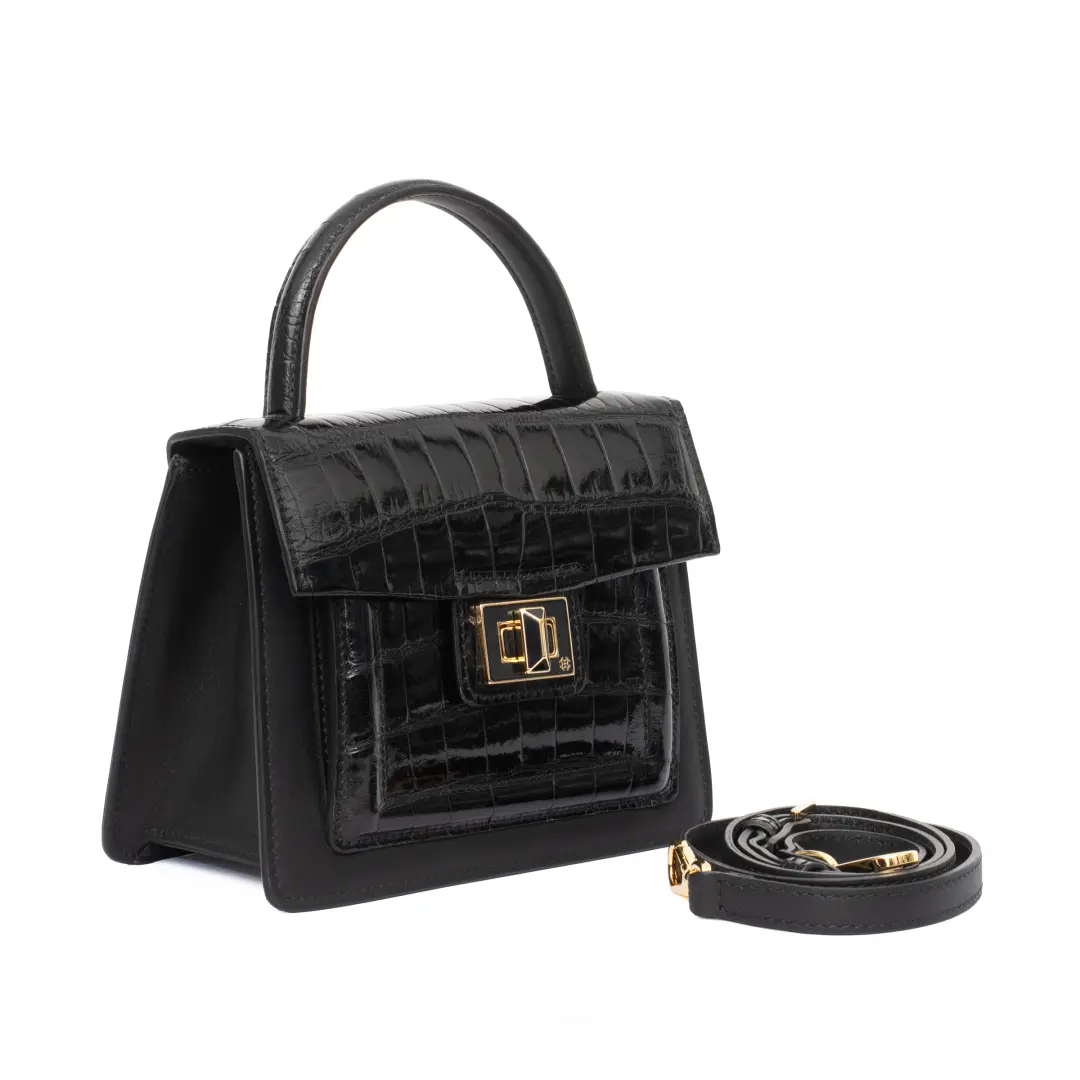Genuine Crocodile Leather HandBag For Women
